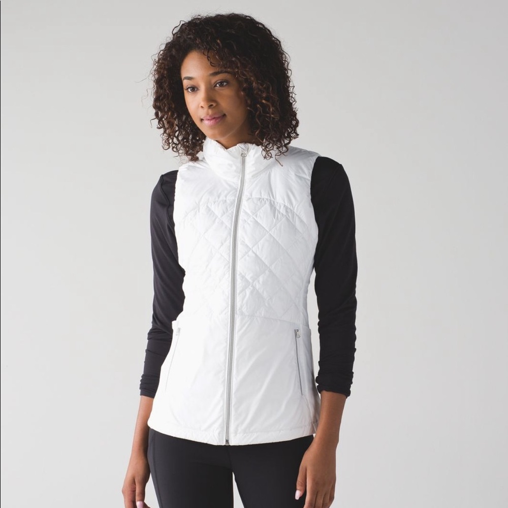 White lululemon vest